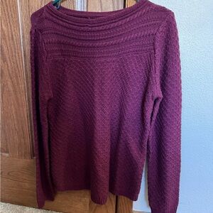 Croft & Barrow Women's Deep Red Sweater